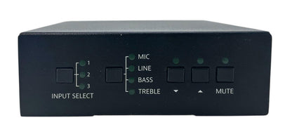 Intelix AUD-340 3-Input Audio Amplifier w/ 70/100V Outputs