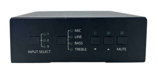 Intelix AUD-340 3-Input Audio Amplifier w/ 70/100V Outputs