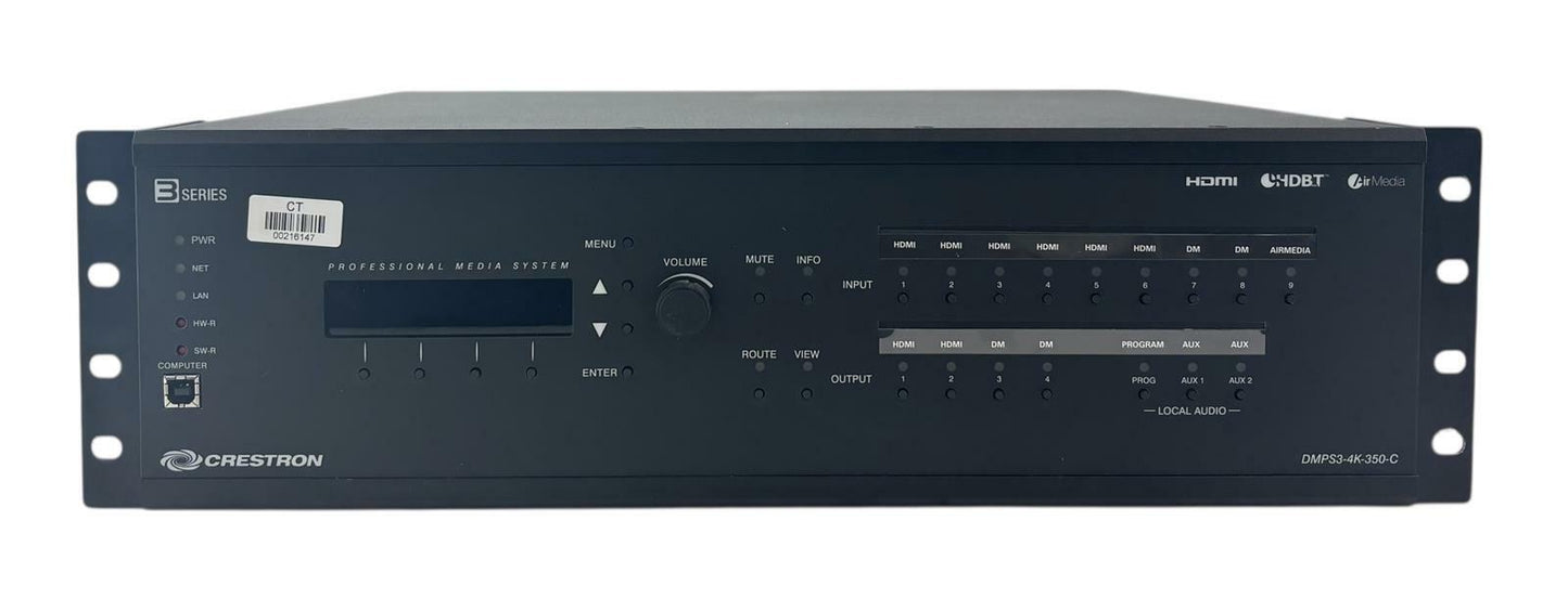 Crestron DMPS3-4K-350-C 3-Series 4k Digital Media Presentation System 6508338