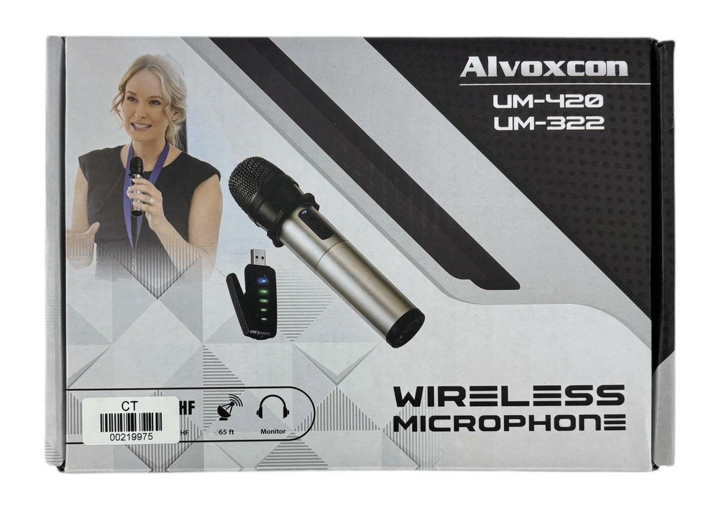 Alvoxcon UM-420 Wireless Microphone Set - 2x CK-4 Wireless Mics - READ
