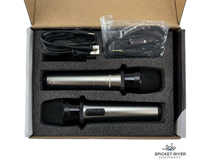 Alvoxcon UM-420 Wireless Microphone Set - 2x CK-4 Wireless Mics - READ