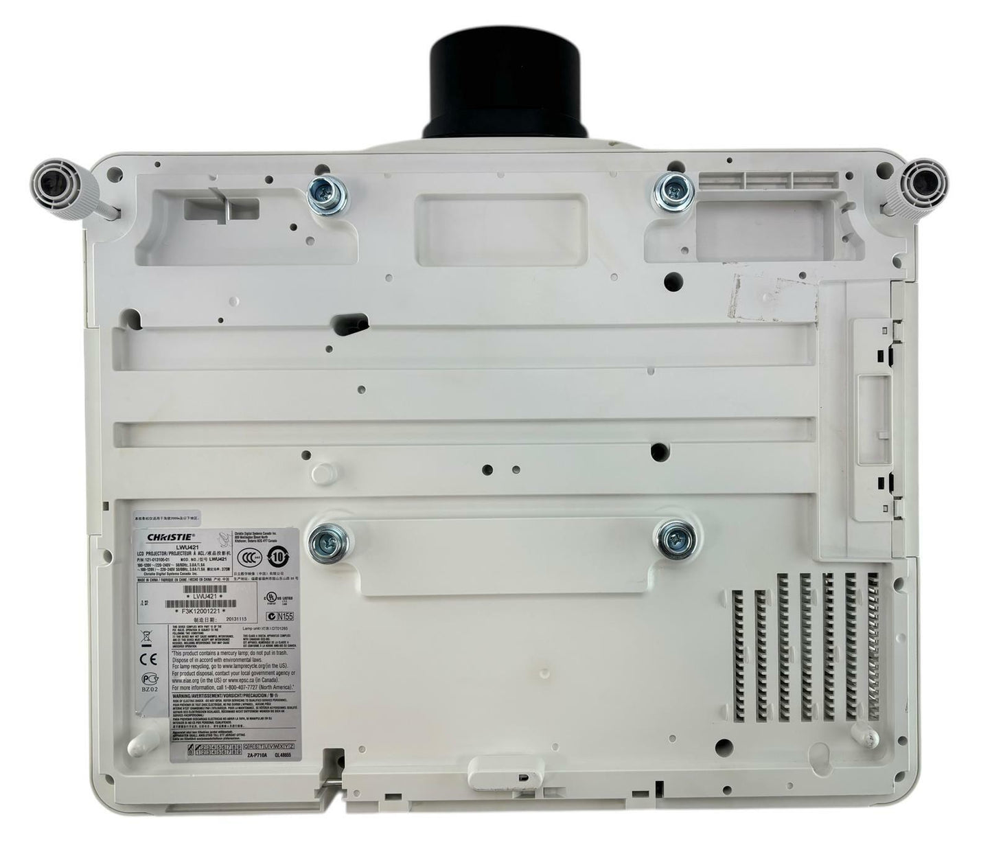 Christie LWU421 4200 Lumen WUXGA Conference Room LCD Projector - 534 Hours