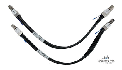 Lot of 2 - Aruba J9578A 3800/3810M 0.5m Stacking Cable 5080-0149 Rev T