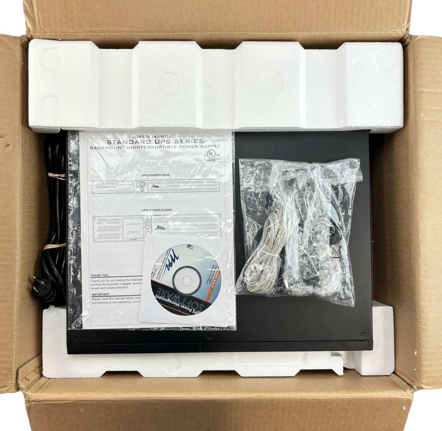 Middle Atlantic UPS-S1000R 1000VA Select Uninterruptible Backup Power Supply UPS