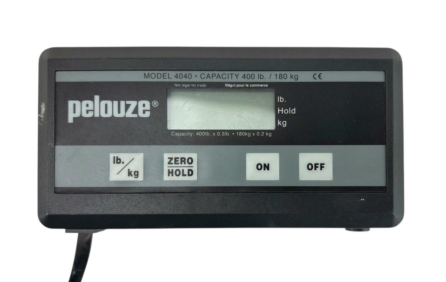 Pelouze 4040 Heavy Duty Digital Shipping Scale 400lb / 180Kg Capacity - READ