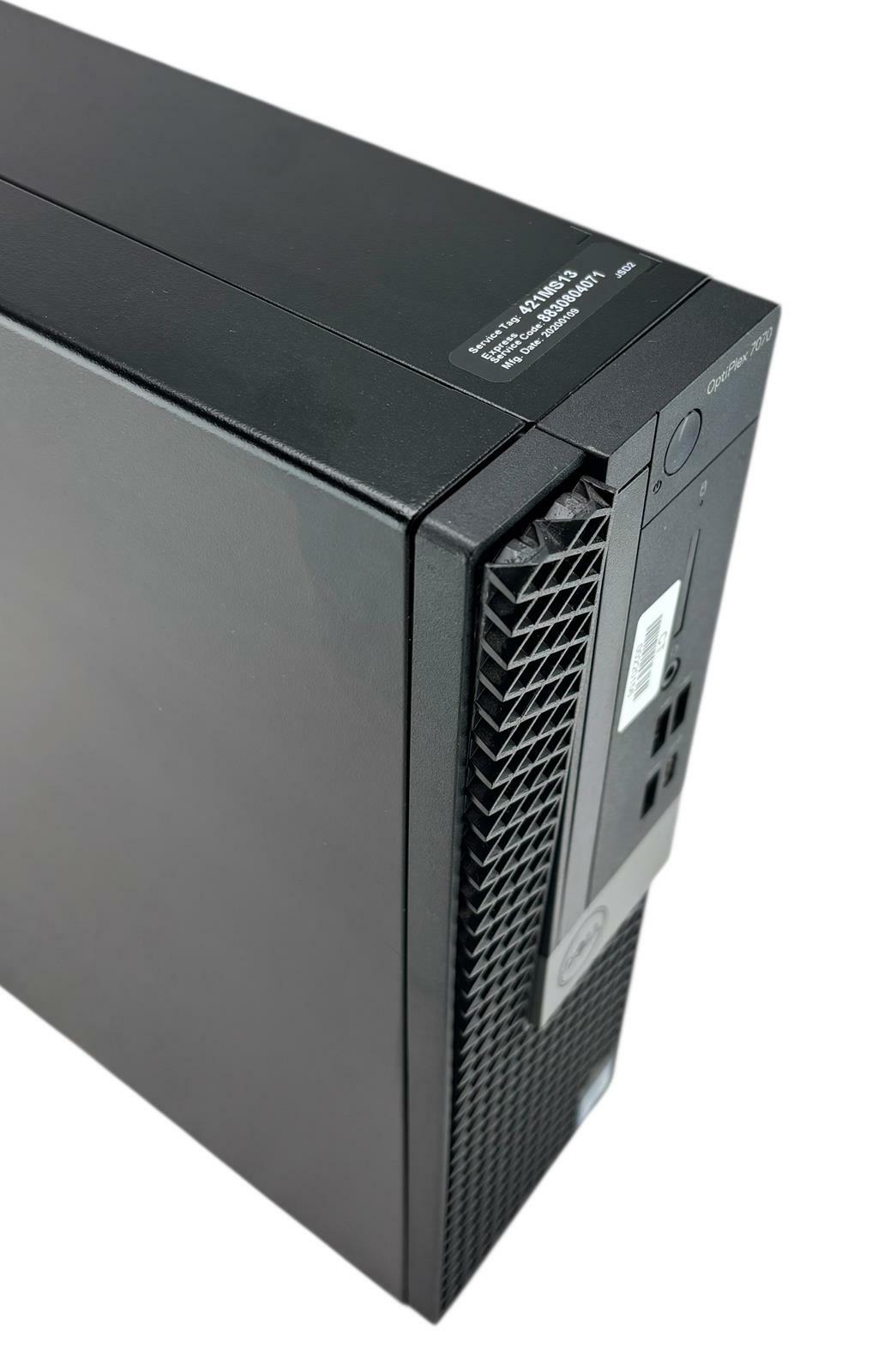 Dell OptiPlex 7070 SFF 3.00GHz 6-Core i5-9500 256GB SSD 8GB RAM - READ #220156