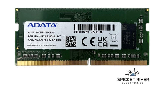 Lot of 2 - ADATA AO1P32NC8W1-BD2SHC 8GB 1Rx16 PC4-3200AA DDR4 SODIMM Laptop RAM