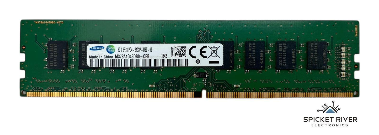 Lot of 2 - Samsung M378A1G43DB0-CPB 8GB 2Rx8 PC4-2133P DDR4 Desktop RAM