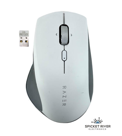 Razer Pro Click Wireless Ergonomic Mouse WiFi / Bluetooth - White RZ01-0299