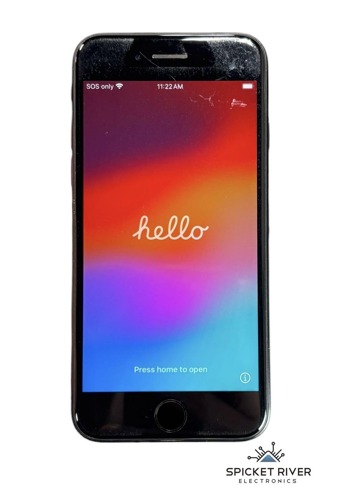 Apple iPhone SE 2nd Gen. A2275 64GB Unlocked Black Smartphone - READ #196786