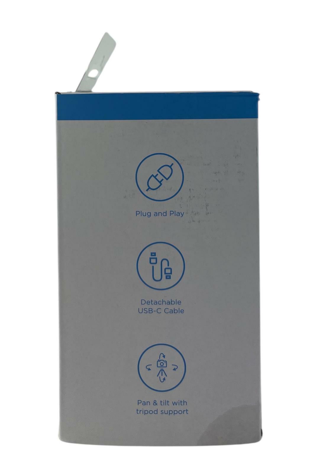 NEW - Lenovo 500 FHD Webcam Full HD 1080P 4x Digital Zoom (4XC0V13599) - Black