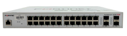 Fortinet FortiSwitch FS-224E-POE 24-Port Secure Access Gigabit Network Switch