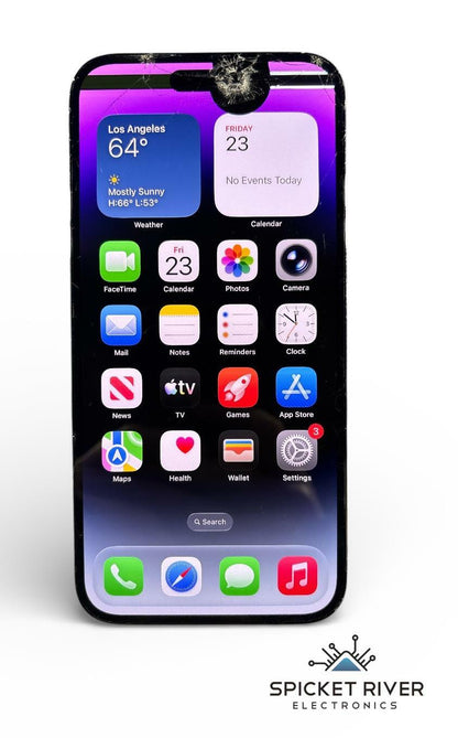 Repair - Apple iPhone 14 Pro Max A2651 128GB Unlocked Deep Purple iOS Smartphone