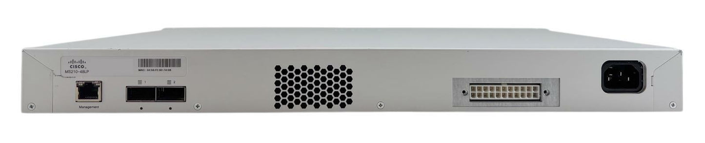 Cisco Meraki MS210-48LP 48-Port Gigabit Ethernet Switch - Unclaimed