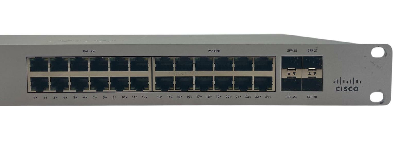 Cisco Meraki MS120-24P Gigabit Ethernet PoE Network Switch - Unclaimed