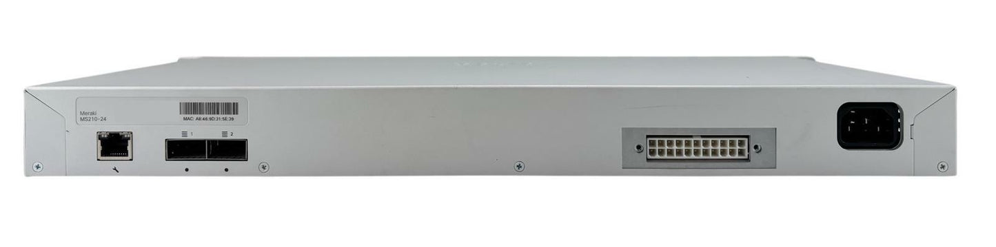 Cisco Meraki MS210-24 24-Port Managed PoE Gigabit Network Switch - Unclaimed