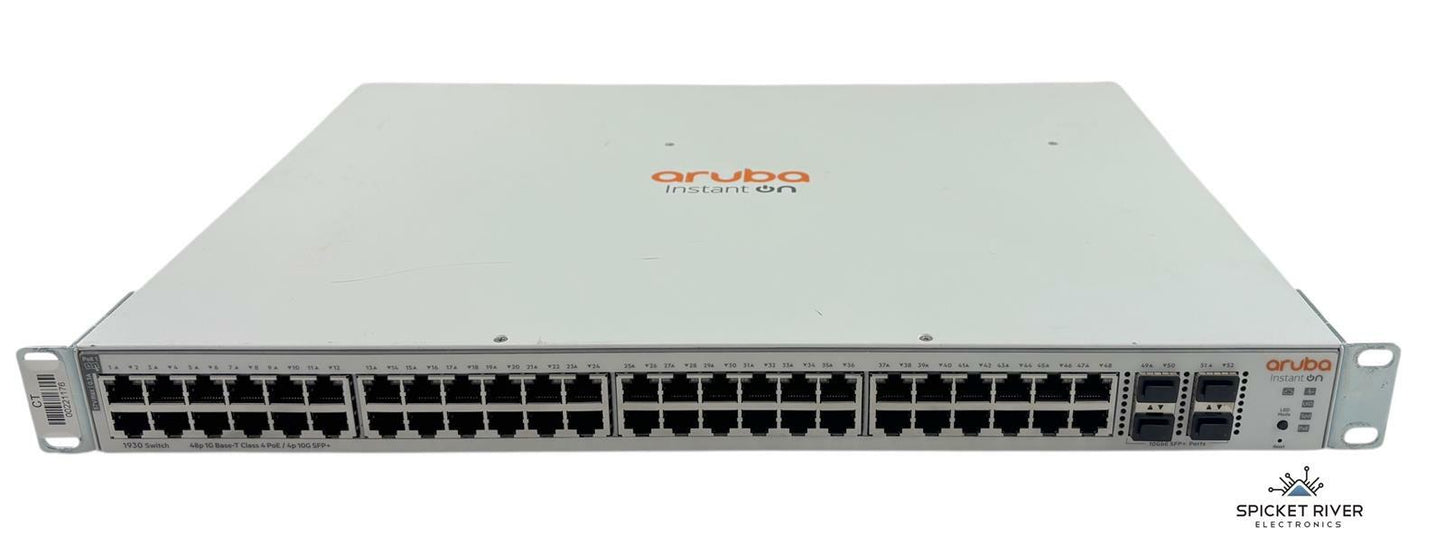 HPE Aruba Instant On 1930 48x Class 4 PoE 4x 10G SFP+ Network Switch JL686A