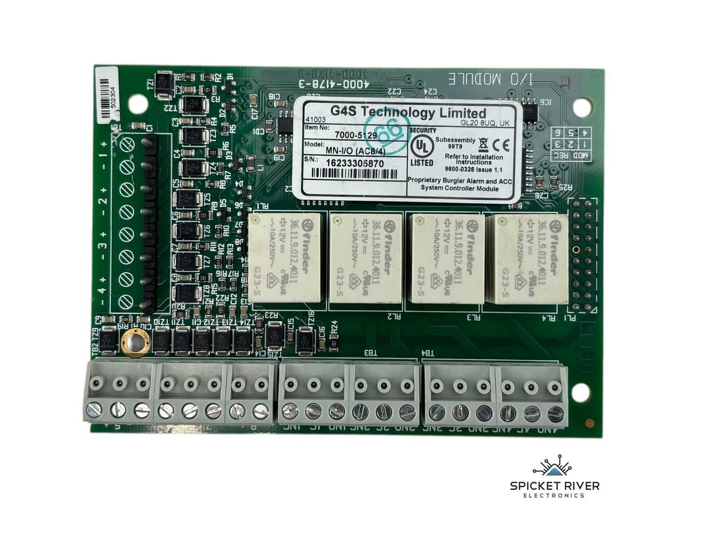G4S Tech 7000-5129 Alarm ACC System Controller Module MN-I/O AC8/4