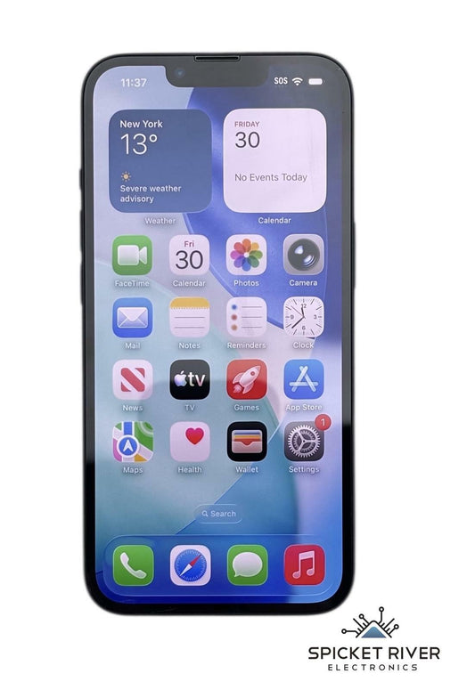 Apple iPhone 13 A2482 128GB - Unlocked - Midnight iOS Smartphone - READ