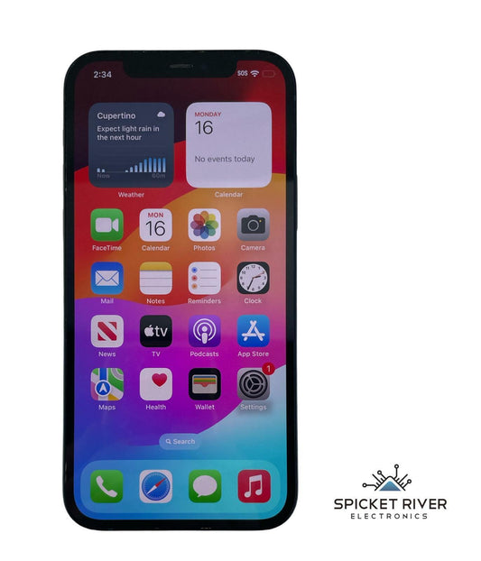 Apple iPhone 12 A2172 128GB Unlocked - Black iOS Smartphone - READ Battery