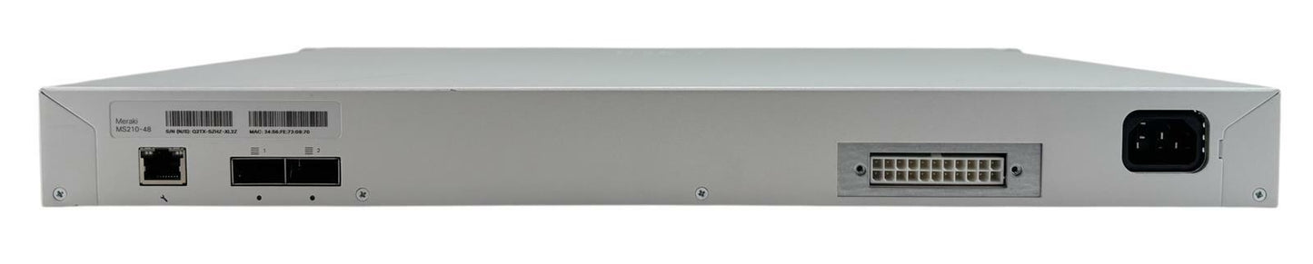Cisco Meraki MS210-48 48-Port Non-PoE Gigabit Ethernet Network Switch