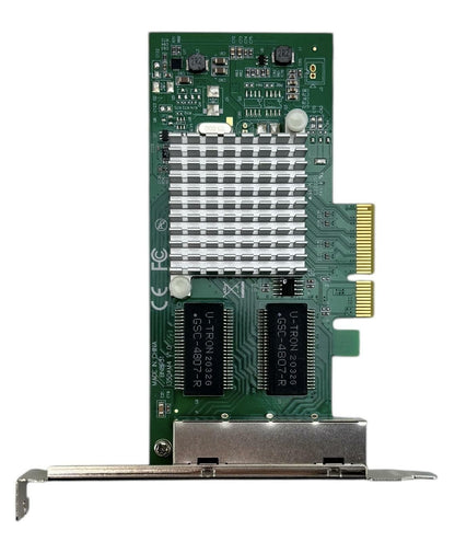 Intel I350-GE-4T-X4 4-Port RJ45 Ethernet Network Adapter PCIe Card
