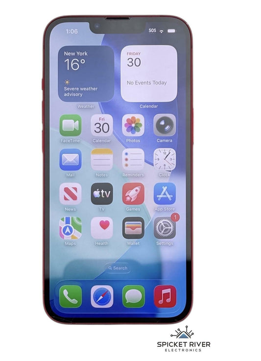 Apple iPhone 13 A2482 128GB Unlocked - Product Red iOS Smartphone - READ