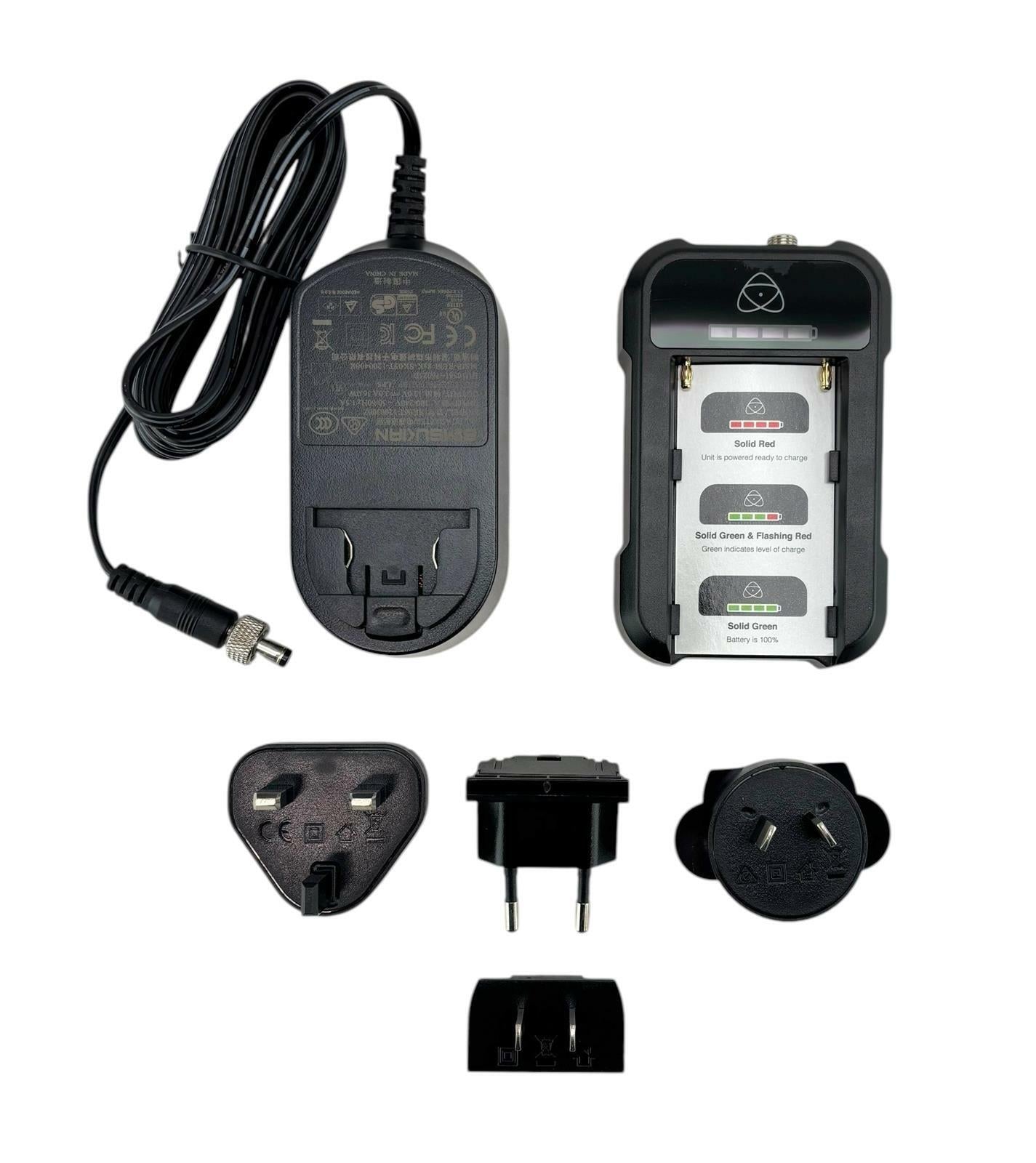 AtomX ATOMFCGRS2 Fast Charger for Atomos Shogun 7 / Ninja V / Shinobi / Inferno