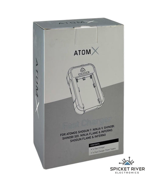 AtomX ATOMFCGRS2 Fast Charger for Atomos Shogun 7 / Ninja V / Shinobi / Inferno