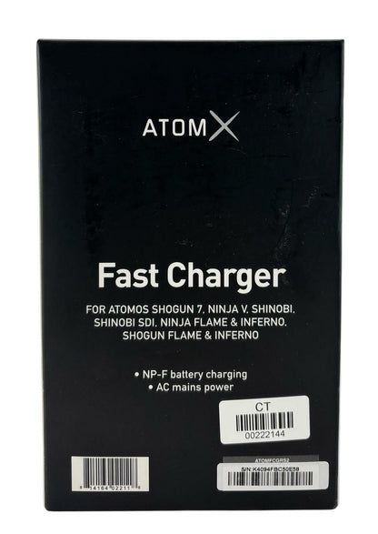 AtomX ATOMFCGRS2 Fast Charger for Atomos Shogun 7 / Ninja V / Shinobi / Inferno