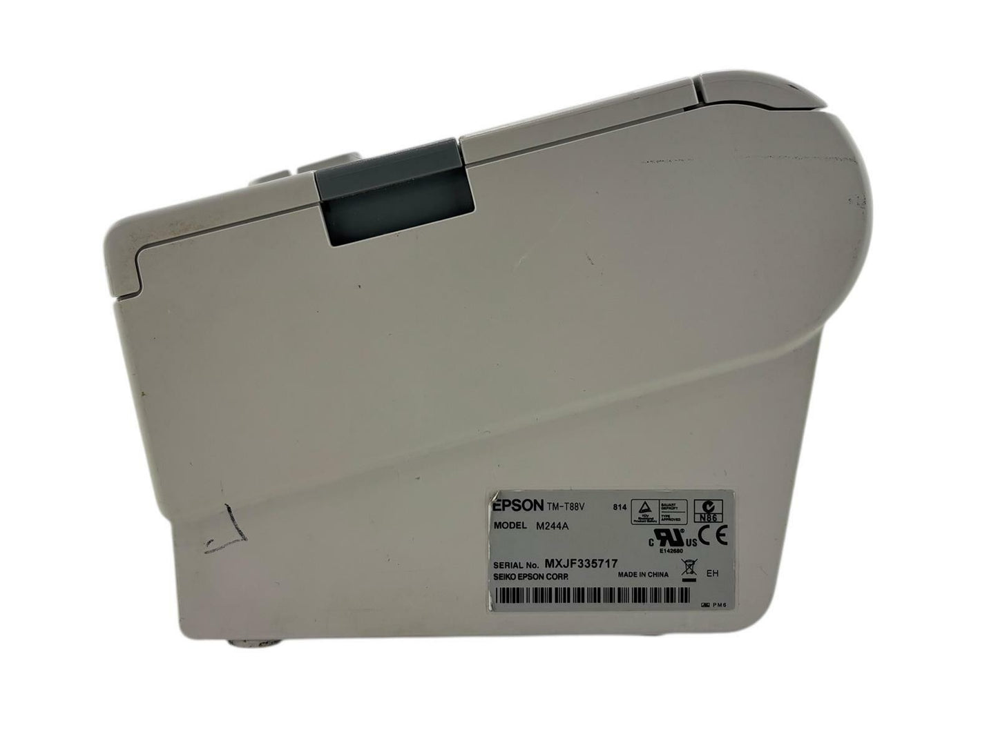 Epson M244A TM-T88V Thermal POS Receipt Printer Serial & USB-B - No AC - White