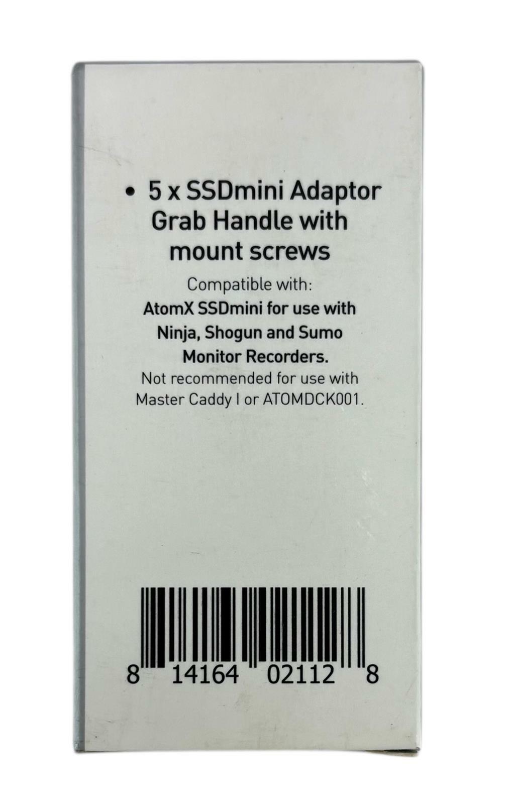 Atomos ATOMXSSDH1 5x SSDmini Adapter Grab Handles - SSDmini to MasterCaddy II