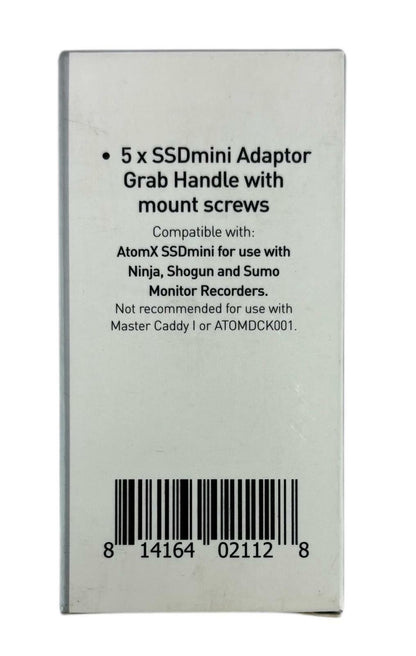 Atomos ATOMXSSDH1 5x SSDmini Adapter Grab Handles - SSDmini to MasterCaddy II