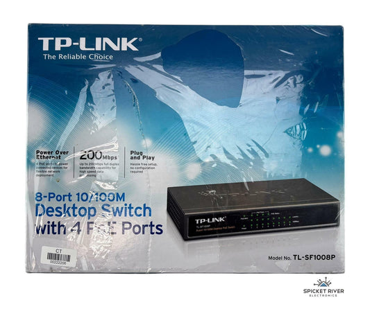 NEW - TP-Link TL-SF1008P 8-Port 10/100M Desktop Network Switch w/ 4x PoE Ports