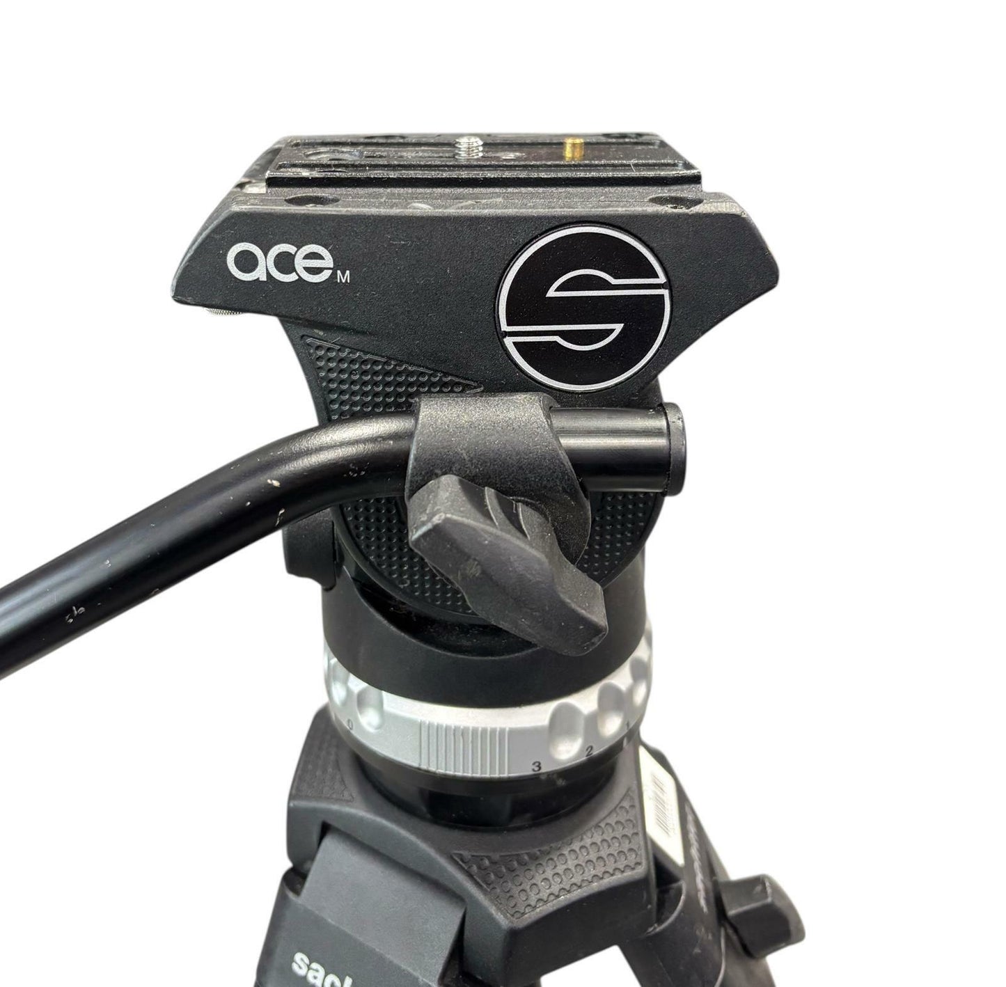 Sachtler Ace SA-Drag Fluid Head System w/ 2-Stage Aluminum Tripod & Mid Spreader