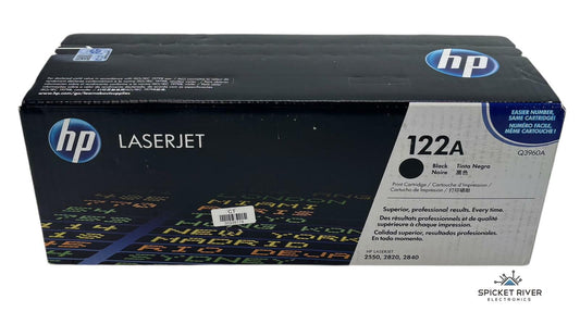 NEW - Genuine HP LaserJet Q3960A 122A Black Toner Cartridge