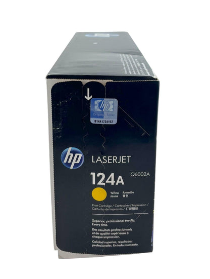 NEW - Genuine HP Q6002A 124A LaserJet Yellow Toner Print Cartridge