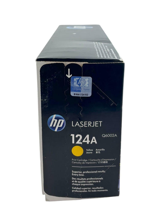 NEW - Genuine HP Q6002A 124A LaserJet Yellow Toner Print Cartridge