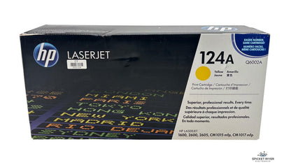NEW - Genuine HP Q6002A 124A LaserJet Yellow Toner Print Cartridge