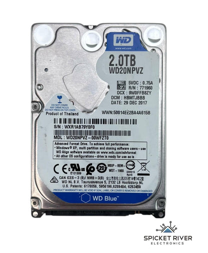 Western Digital Blue WD20NPVZ 2TB SATA 5400 RPM 2.5" Internal Hard Drive HDD