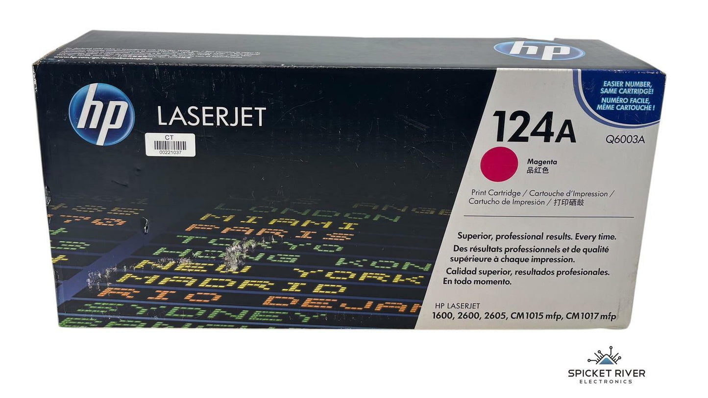 NEW - Genuine HP LaserJet Q6003A 124A Magenta Toner Cartridge