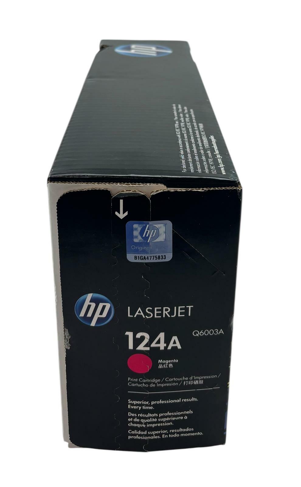 NEW - Genuine HP LaserJet Q6003A 124A Magenta Toner Cartridge