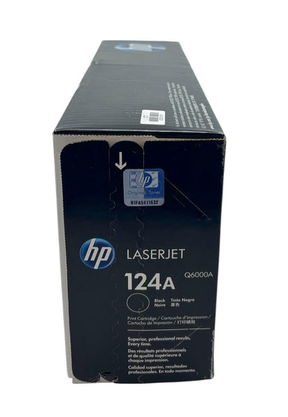 NEW - Genuine HP LaserJet Q6000A 124A Black Toner Cartridge