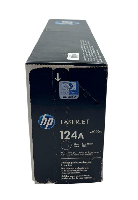 NEW - Genuine HP LaserJet Q6000A 124A Black Toner Cartridge