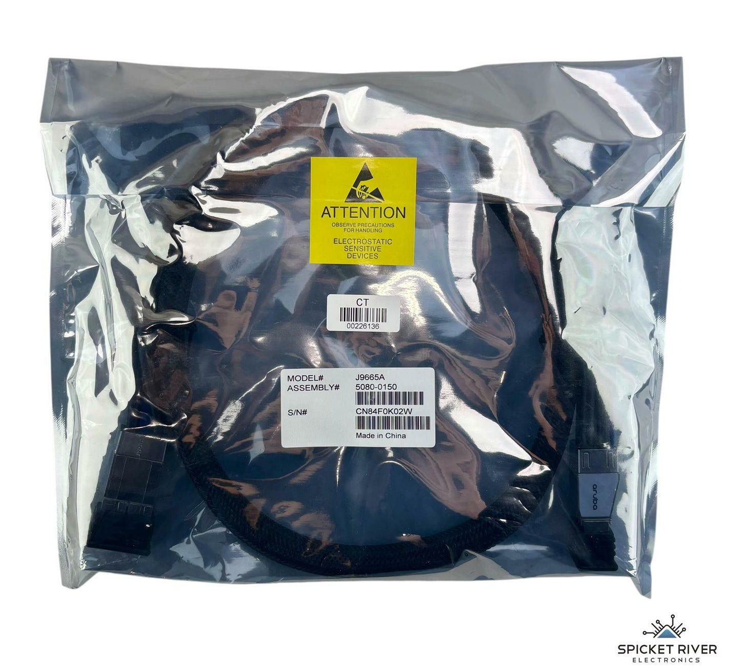NEW - Aruba J9665A 3800 / 3810M 1m Stacking Cable 5080-0150