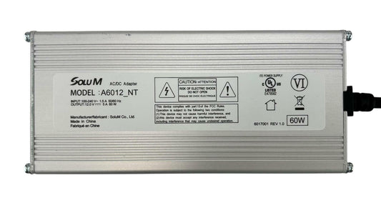 Solum A6012_NT AC/DC 4-Pin 12V 60W Power Adapter