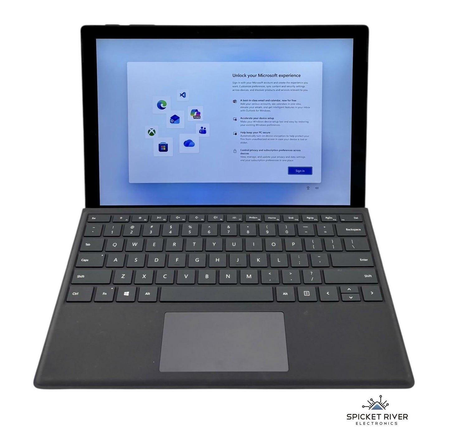 Microsoft Surface Pro 7 1866 Quad i7-1065G7 1.30GHz 512GB SSD 16GB RAM #196300