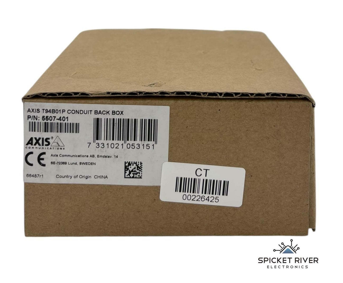 NEW - Axis Communications T94B01P Conduit Back Box 5507-401