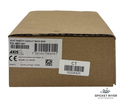 NEW - Axis Communications T94B01P Conduit Back Box 5507-401