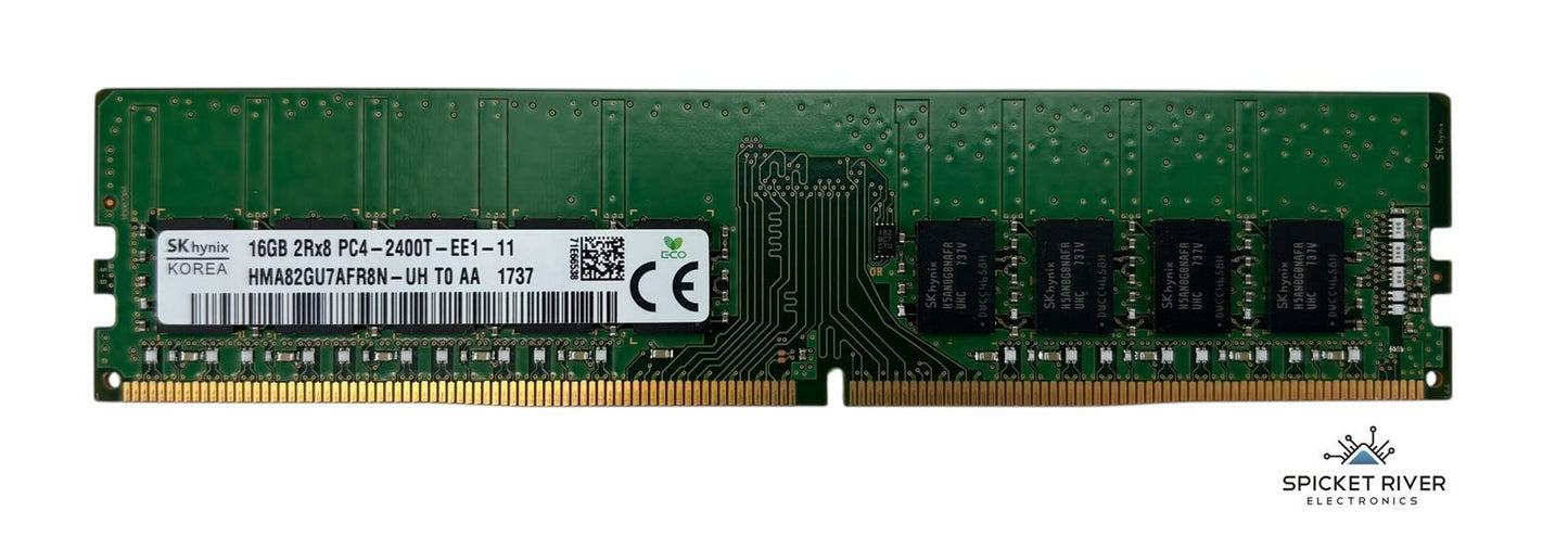 SK Hynix HMA82GU7AFR8N-UH 16GB 2Rx8 PC4-2400T DDR4 ECC UDIMM RAM Memory